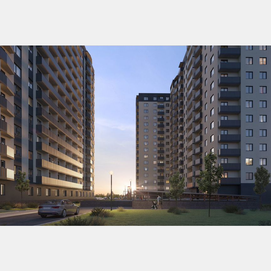 2-к. квартира, 51,6 м², 10/16 эт.