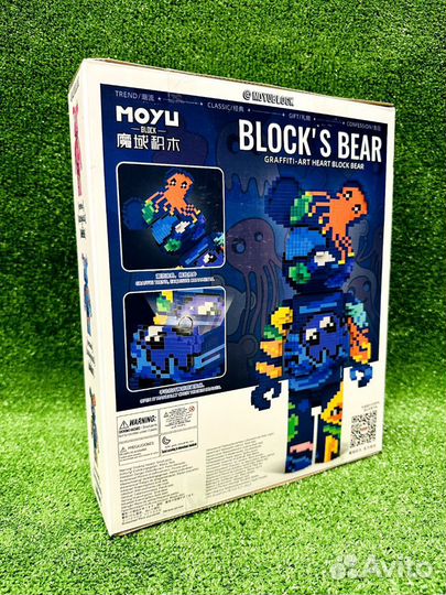 Конструктор мишка bear blocks 3D