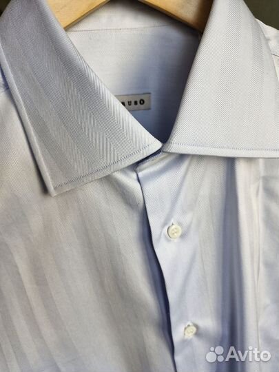 Рубашка мужская Новая Caruso 40 размер под запонки