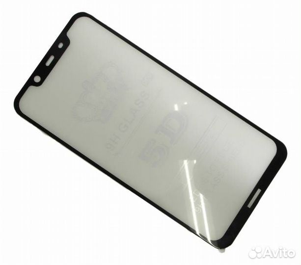 Защитное стекло для Nokia 8.1 Черное#7798