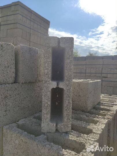 Блок строительный муровой, керамзитобетонный