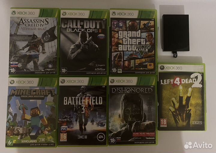 Лицензионные диски xbox360