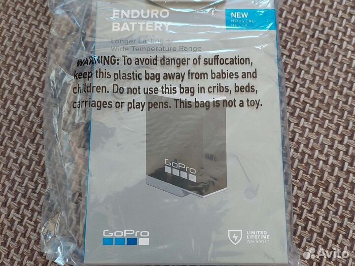 Enduro Rechargeable Battery GoPro Hero 9/10/11/12