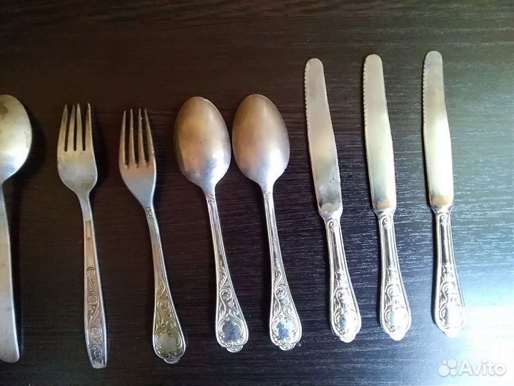 Столовые приборы из мельхиора