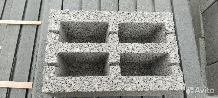 Керамзитобетонный блок 250*390*188