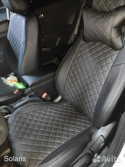 Авточехол на сиденья Hyundai Solaris