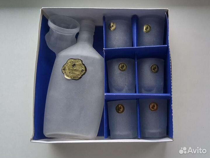 Подарочный набор из СССР матовое стекло