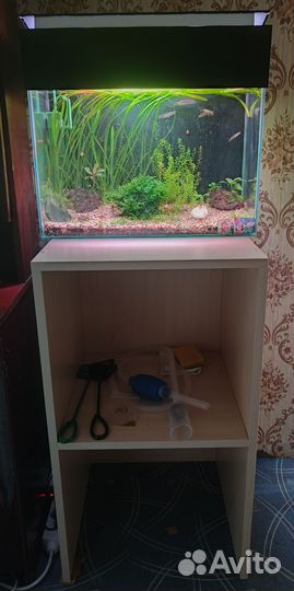 Аквариум 30л, полный комплект