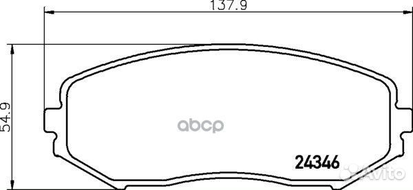 Колодки тормозные suzuki grand vitara 1.9D/1.6