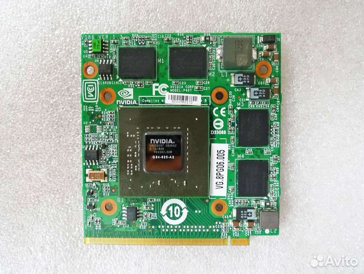 Видеокарта для ноутбуков Acer GeForce 8600M