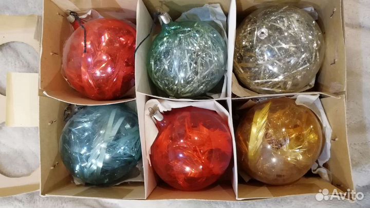 Игрушки новогодние СССР