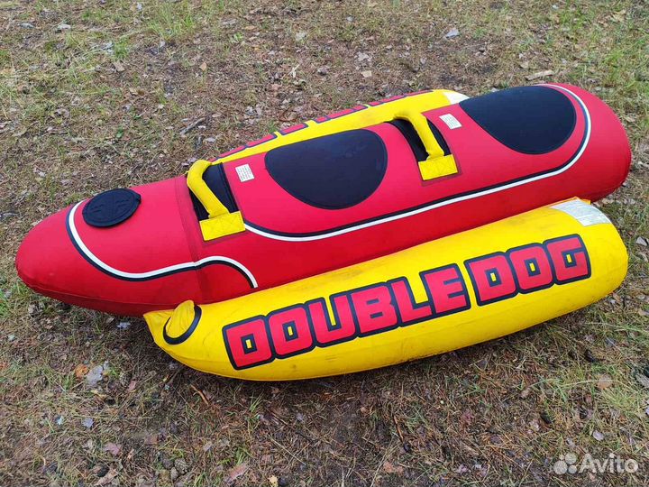 Надувные ватрушка и банан для катания на воде