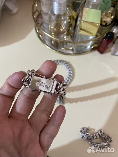 Комплект цепочка браслет