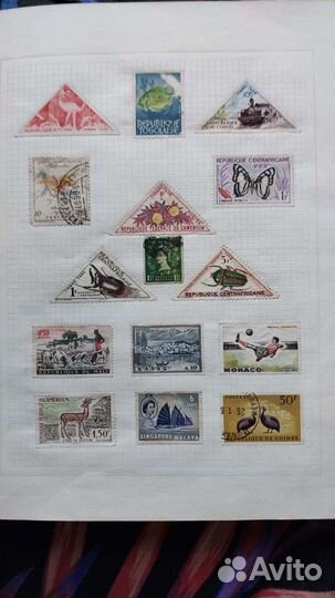 Альбом с марками 60х 70х годов
