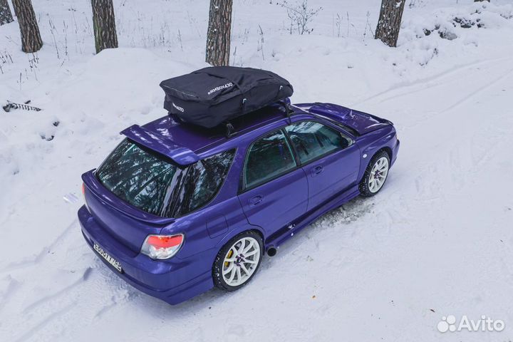 Автобокс на крышу (тканевый) на П-скобах «ArmBox 4