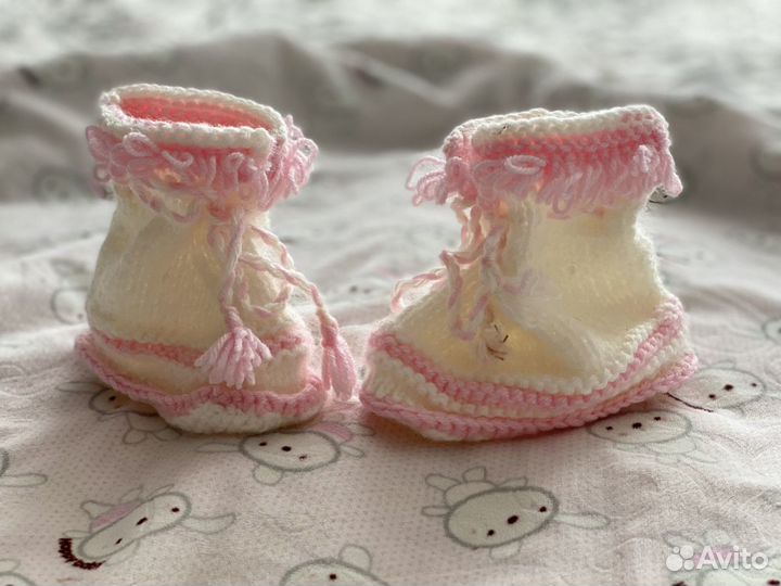 Пинетки вязанные