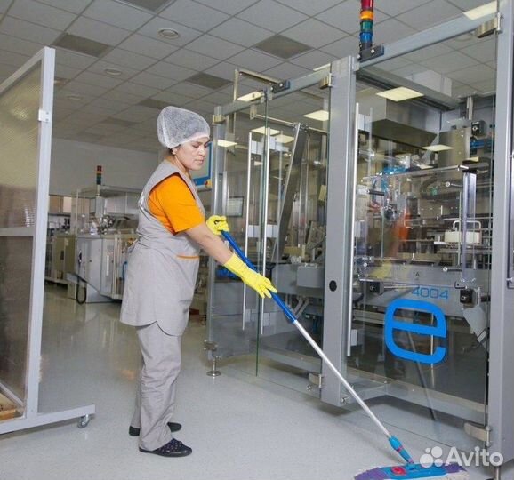 Уборщик на кондитерское производство