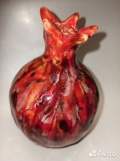 Керамический гранат, ручная работа