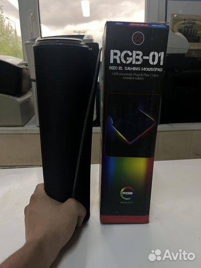 Игровой коврик для мышки с подсветкой