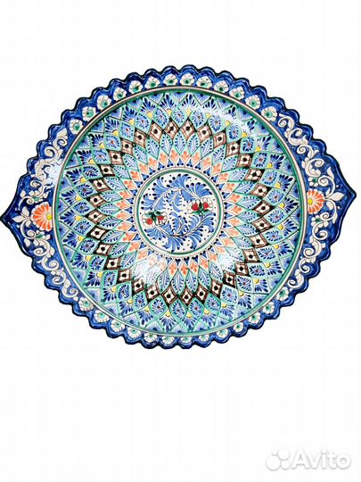 Ляган овальный 42 см синий Мехроб