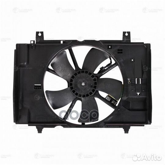 Вентилятор радиатора nissan tiida 04- (с кожухо