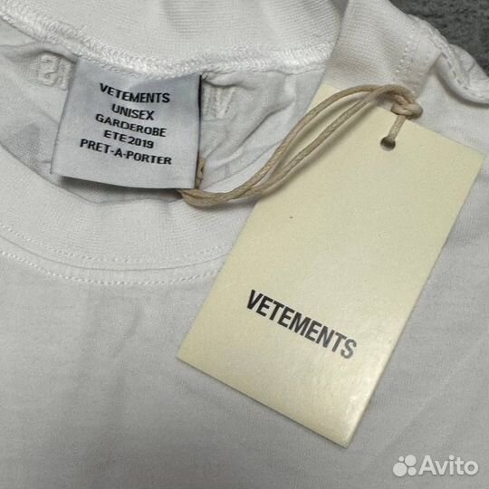 Vetements Hieroglyphic Tee White Dragon