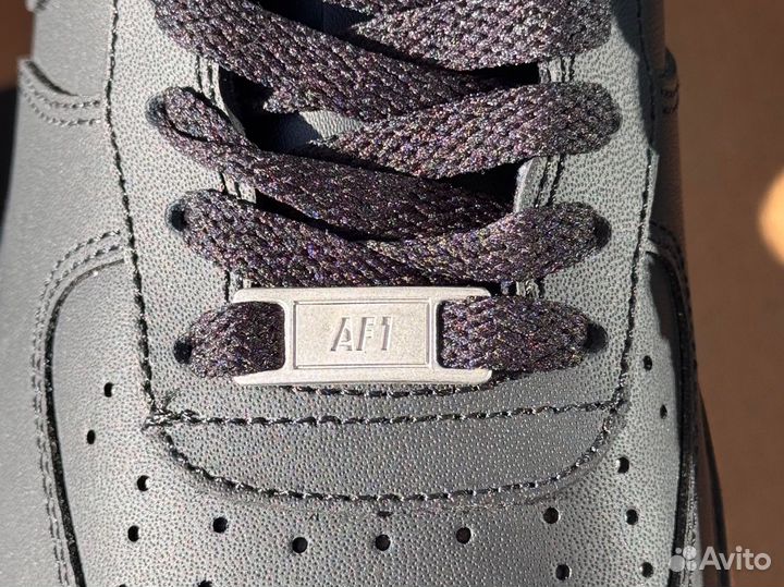 Nike air force 1 low black (черные) Оригинал