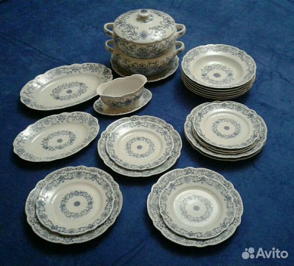 Столовый сервиз Kalk старая Германия 1900- 1940 г