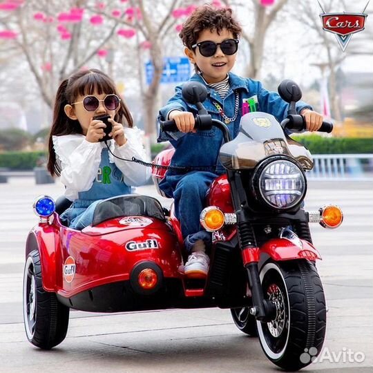 Детский электромотоцикл новый
