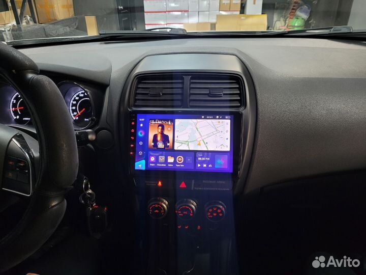 Android магнитола для Mitsubishi ASX, есть Teyes