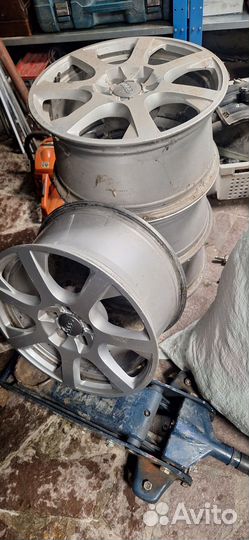 Литые диски r17 на audi бу