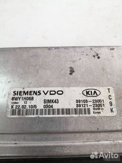 Блок управления двигателем Kia Sportage KM G4GC