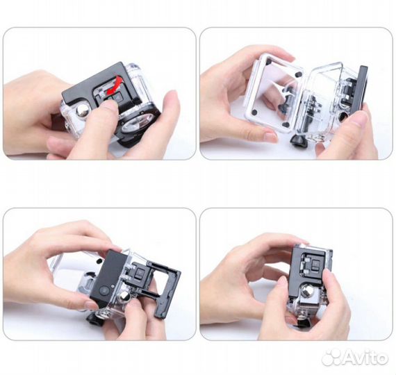 Аквабокс для камеры sj4000, sj8000, eken H9