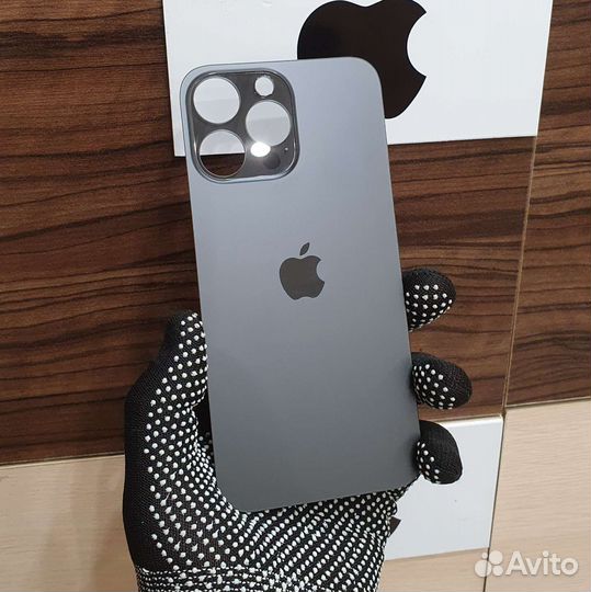 Крышка iPhone 14 Pro Max оригинал (стекло) цвета