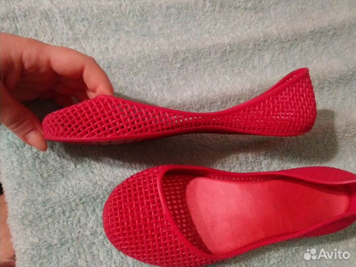 Резиновые балетки 38 размер