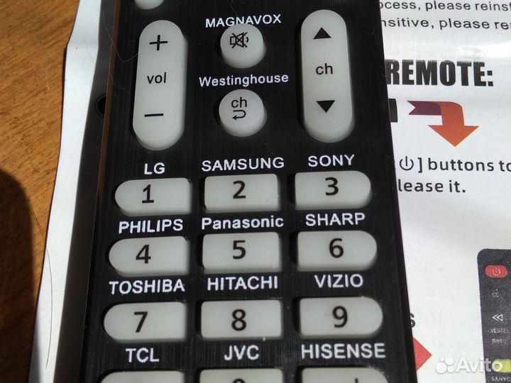Пульт ду тв Универсальный