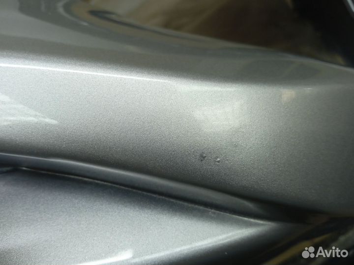 Бампер передний Hyundai solaris 2017- Серебристый