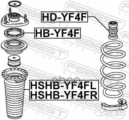 Пыльник амортизатора перед прав/лев honda
