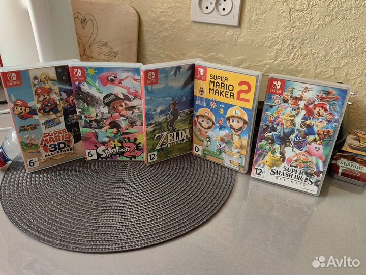 Картриджи для nintendo switch