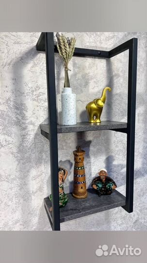 Полка настенная в стиле лофт