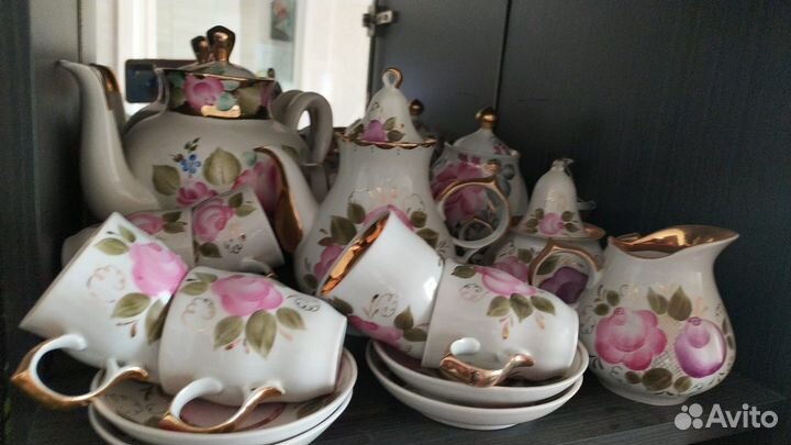 Хрусталь новый, сервиз, ваза