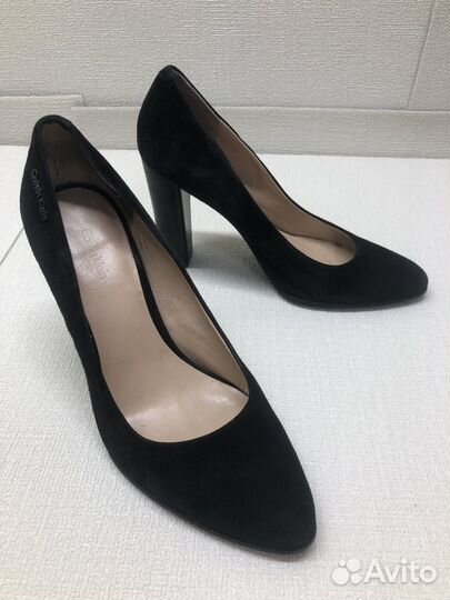 Туфли (рр 36) замшевые