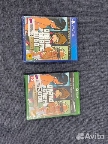 GTA The Trilogy Definitive Edition Новые PS4/xbox