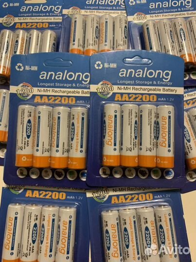 Аккумулятор аа пальчиковый, 4шт