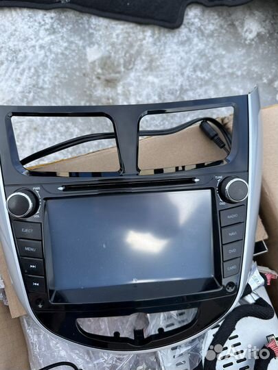 Автомагнитола на Хундай Солярис