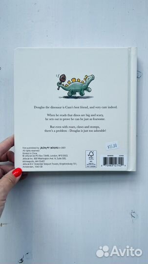 Новая книжка Not so scary dinosaur