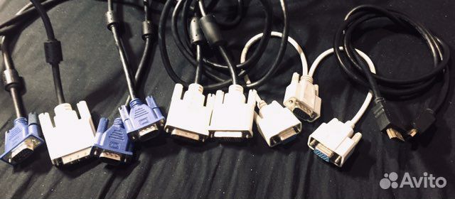 Кабели и переходники к мониторам и компьютерам