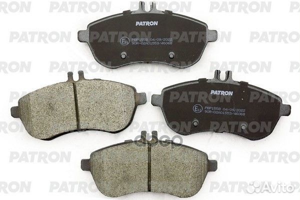 Колодки тормозные дисковые перед. mercedes-benz