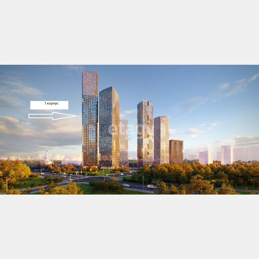 3-к. квартира, 71 м², 27/54 эт.