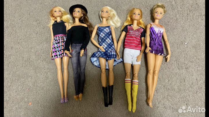 Куклы barbie шарнирные